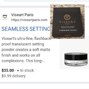 New Viseart Paris Translucent Seamless Setting Powder